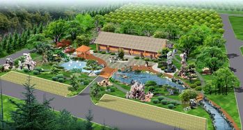 生態(tài)園農(nóng)家樂廠區(qū)校園養(yǎng)殖基地度假村鳥瞰效果總平規(guī)劃